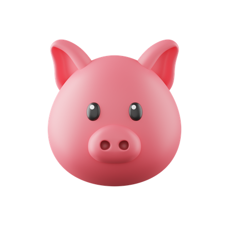Pig 3D Icon