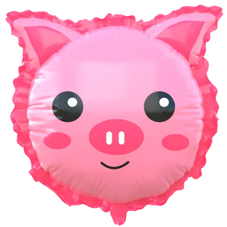 Pig Balloon  3D Icon