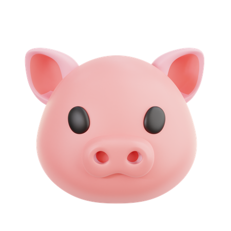 Pig Emoji  3D Icon
