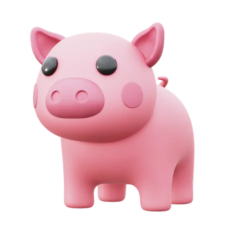 Pig Farm  3D Icon