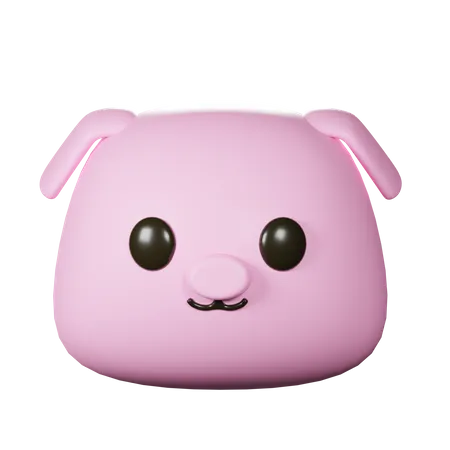 Pig Head  3D Icon