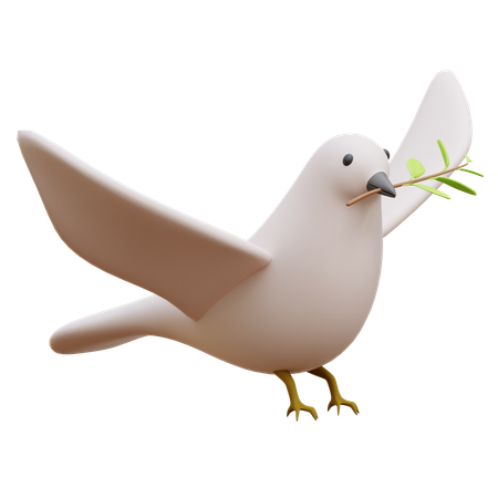 Pigeon 3D Illustration