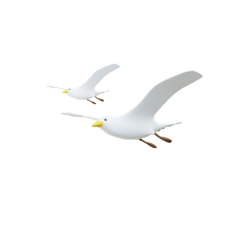 Pigeons  3D Icon