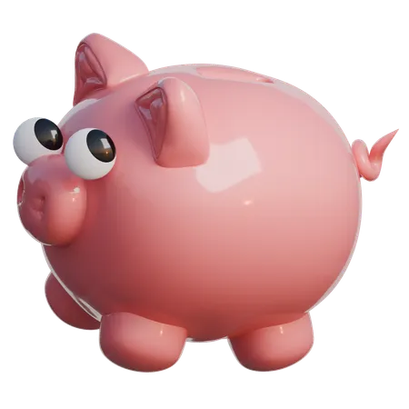 Piggy Bank 3 D Balloon Icon 3D Icon