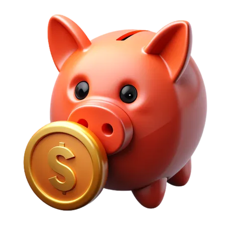 Piggy bank  3D Icon