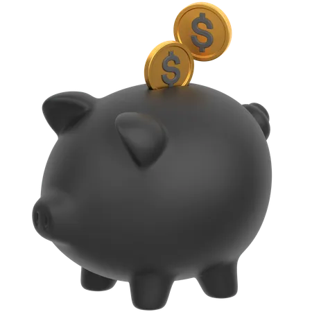 3 D Icon Of A Piggy Bank 3D Icon