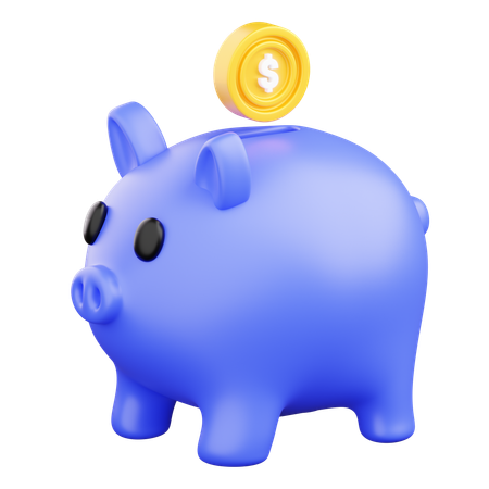 Piggy Bank  3D Icon