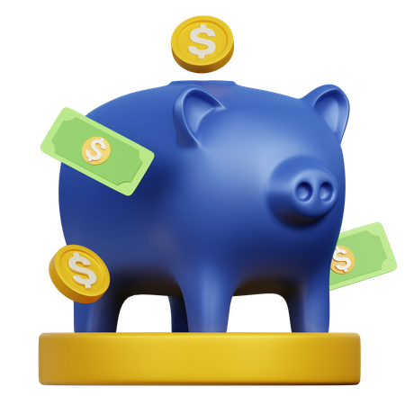 Piggy Bank  3D Icon