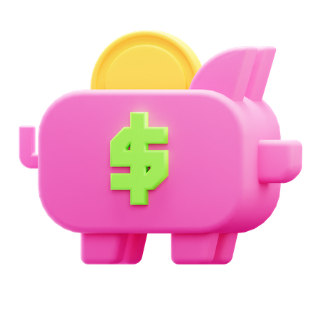 PIGGY BANK  3D Icon