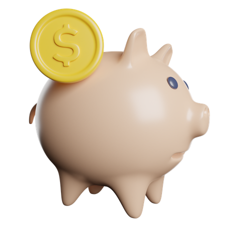 Piggy Bank  3D Icon