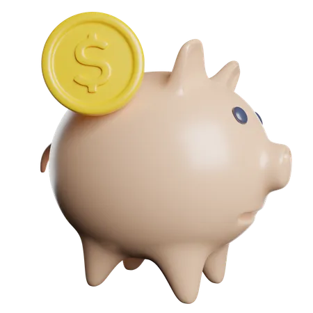 Piggy Bank  3D Icon