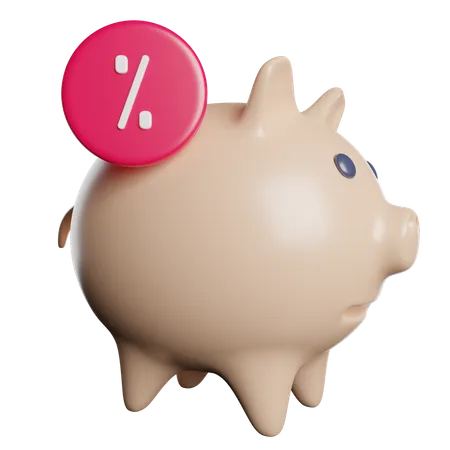 Piggy Bank  3D Icon