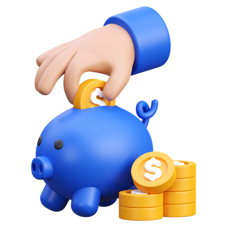 Piggy Bank  3D Icon