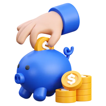 Piggy Bank  3D Icon