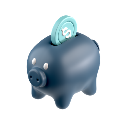 Piggy bank  3D Icon