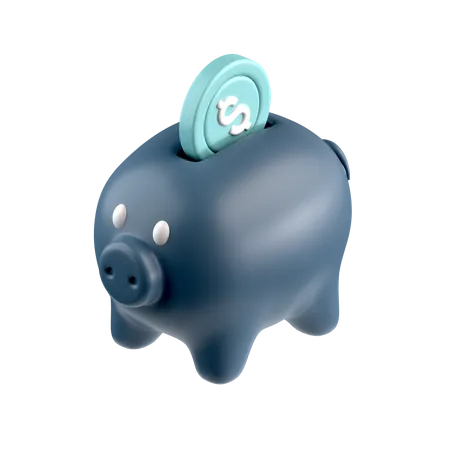 Piggy bank  3D Icon