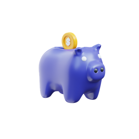 Piggy Bank  3D Icon