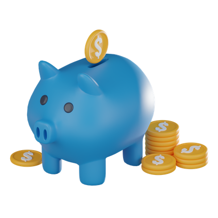 Piggy Bank  3D Icon