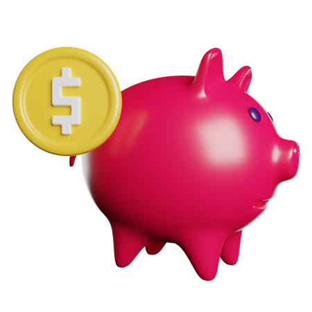 Piggy Bank  3D Icon