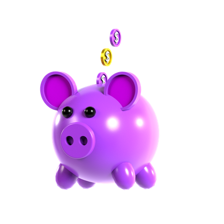 Piggy Bank  3D Icon