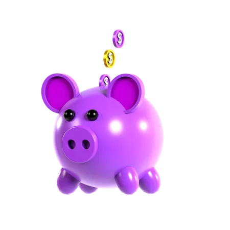 Piggy Bank  3D Icon