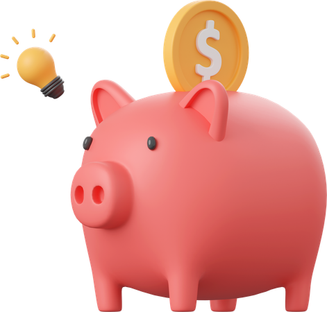 Piggy Bank  3D Icon