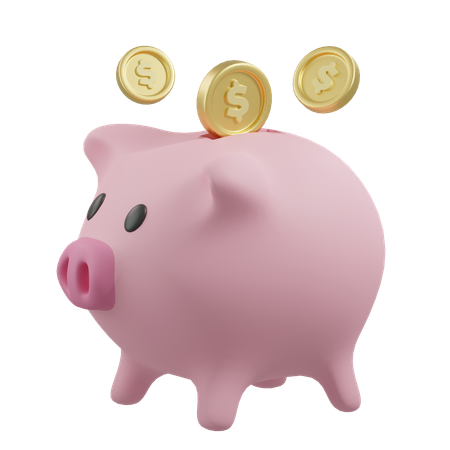 Piggy Bank  3D Icon