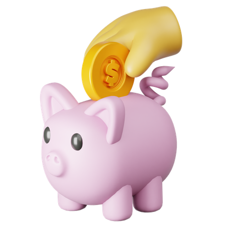 Piggy Bank  3D Icon