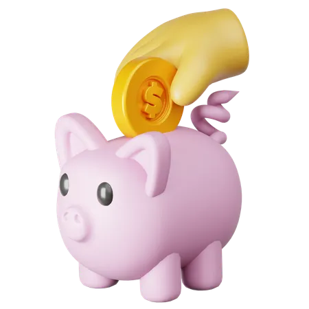 Piggy Bank  3D Icon