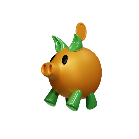 Piggy Bank  3D Icon