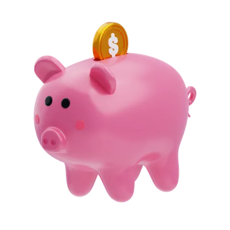 Piggy Bank  3D Icon