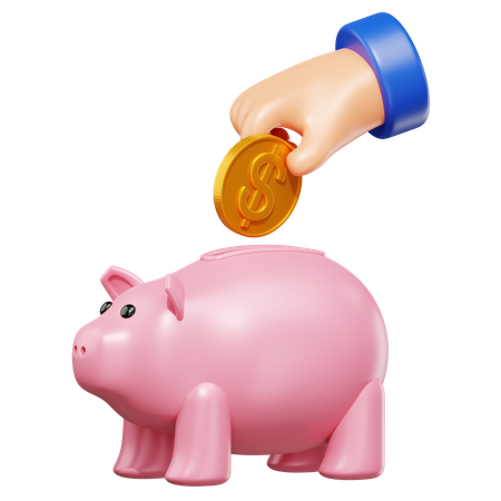 Piggy Bank  3D Icon