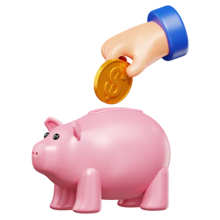 Piggy Bank  3D Icon