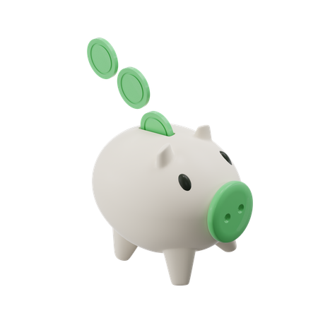 Piggy Bank  3D Icon