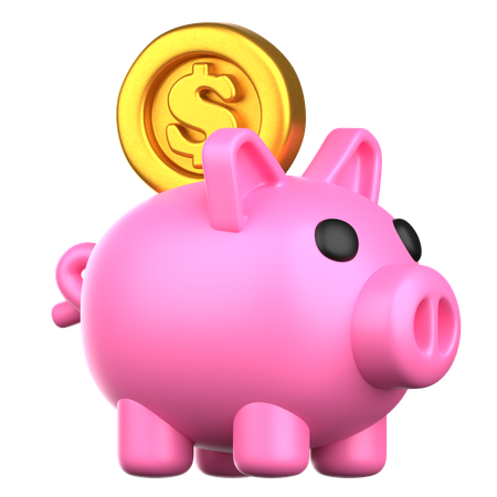 Piggy Bank  3D Icon