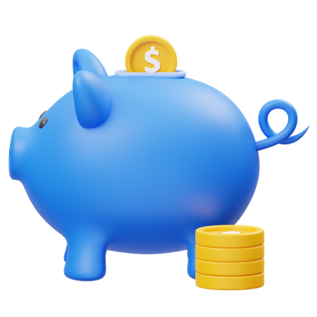 Piggy Bank  3D Icon