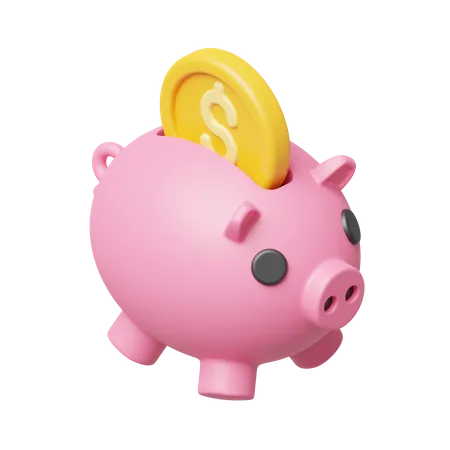 Piggy Bank  3D Icon