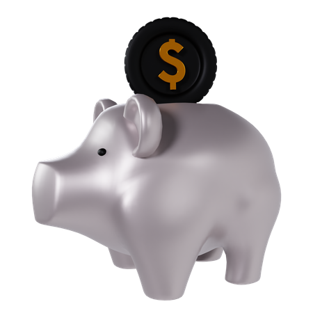 Piggy Bank  3D Icon