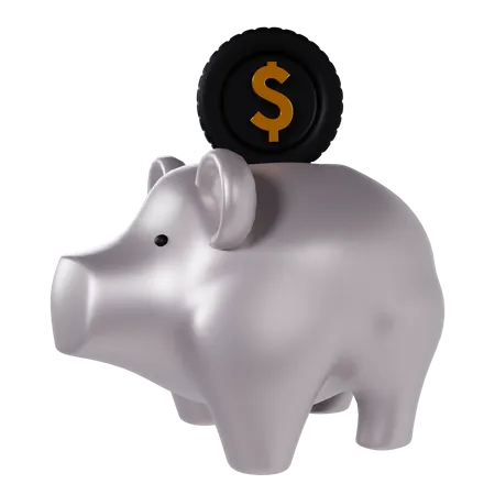 Piggy Bank  3D Icon