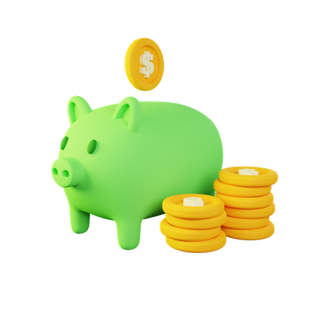 Piggy Bank  3D Icon