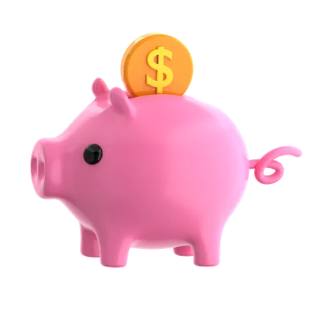 Piggy Bank  3D Icon