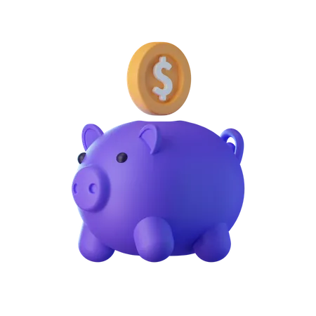 Piggy Bank  3D Icon