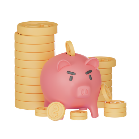 Piggy Bank  3D Icon