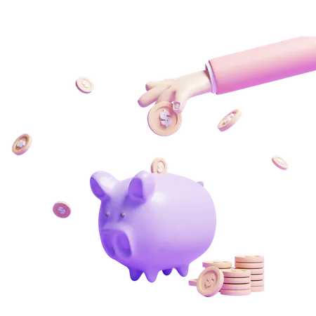 Piggy Bank  3D Icon