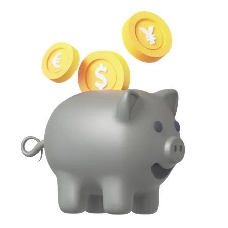 Piggy Bank  3D Icon