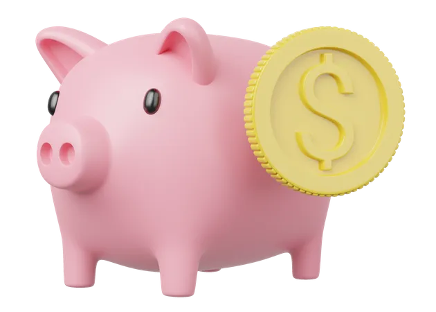 Piggy Bank  3D Icon