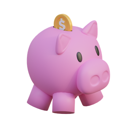 Piggy Bank  3D Icon