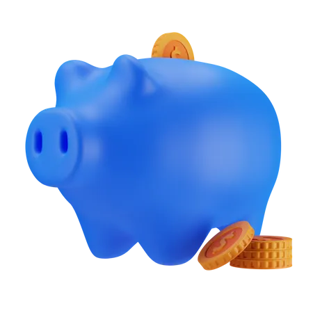 Piggy Bank  3D Icon