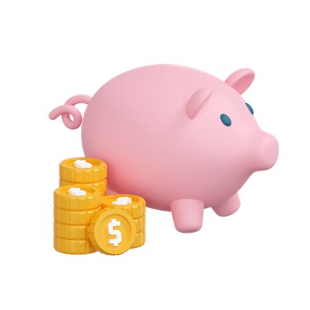 Piggy bank  3D Icon