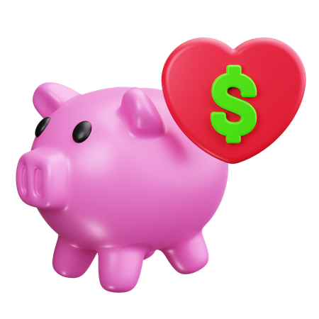 Piggy Bank  3D Icon